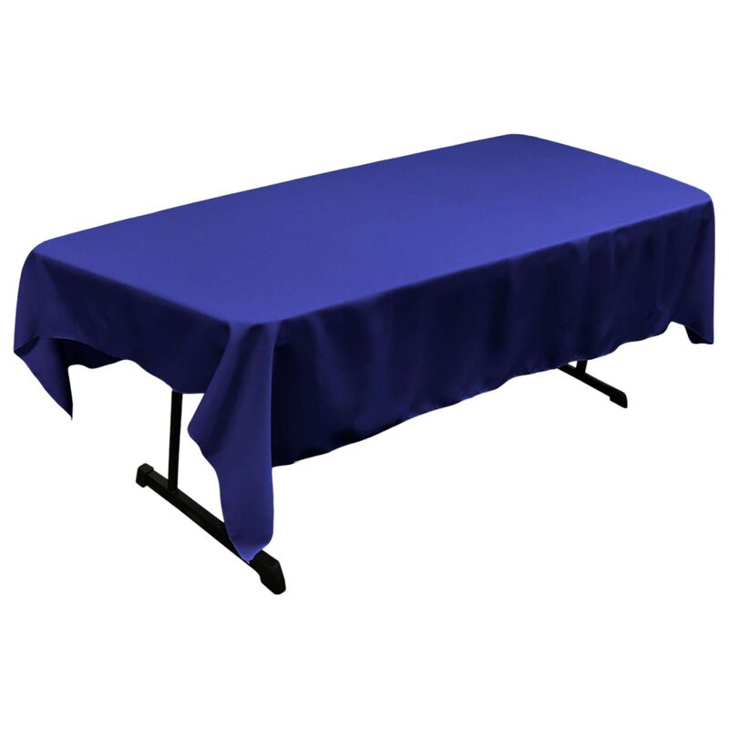 60x84 Inch Rectangular Polyester Poplin Tablecloth for Dining Table image number 0