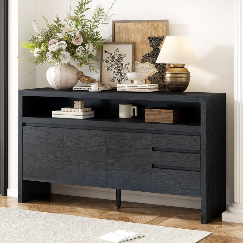 Merax 3-Door Sideboard with 3 Drawers