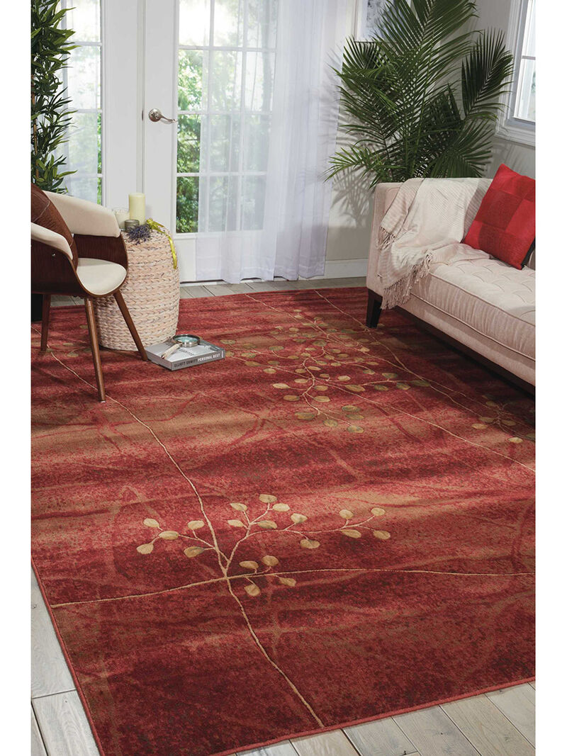 Somerset ST74 Flame 2' x 2'9" Rug