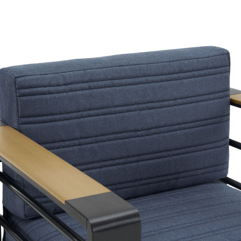 Merax Metal Frame Club Chair Home Chair