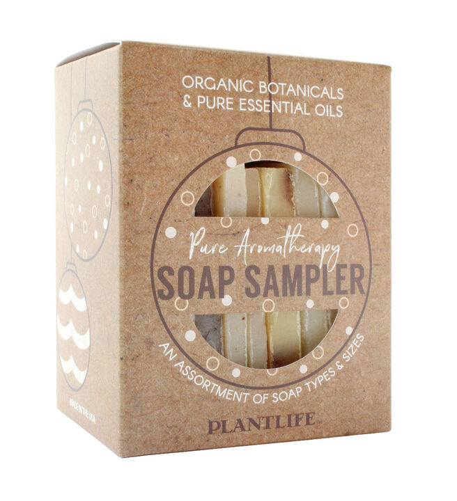 Plantlife Gift Set Soap Sampler 4 Assorted Soaps 2.2oz each