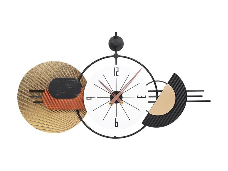 Large Modern Wall Clock 34x19 Inch Silent Non Ticking Battery Decorative Home image number 0