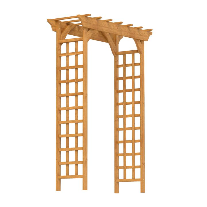 Wooden Arbor, Wedding Arch, Wood Trellis for Plant Climbing, Christmas Decor Pergola