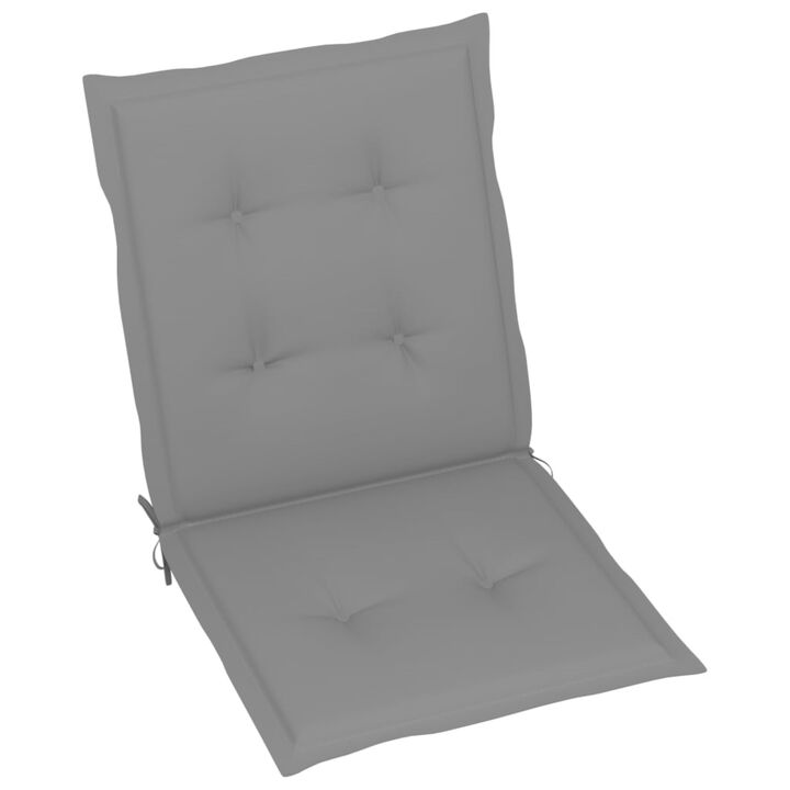 vidaXL Garden Chair Cushions 6 pcs Gray 39.4"x19.7"x1.6"