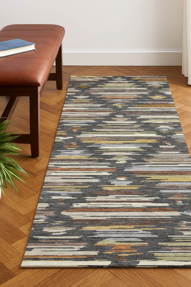 Kenner KN2 Charcoal 9' x 12' Rug image number 4