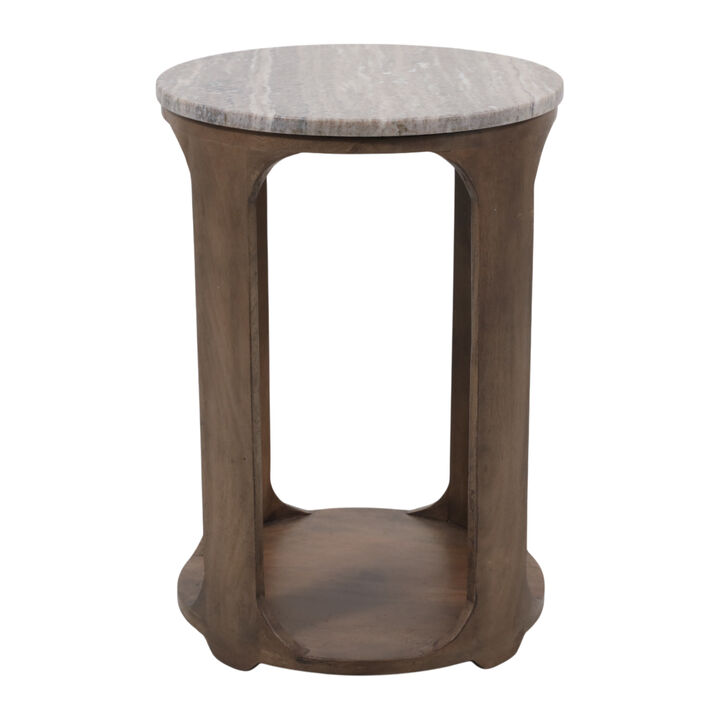 Morchana Marble Top Accent Table
