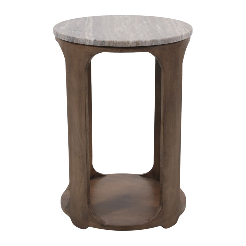 Morchana Marble Top Accent Table image number 1
