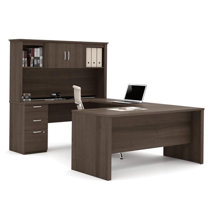 Bestar U-Shaped Desk in Antigua