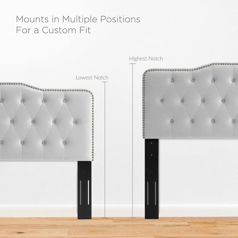 Sophia Tufted Performance Velvet King/California King Headboard image number 5
