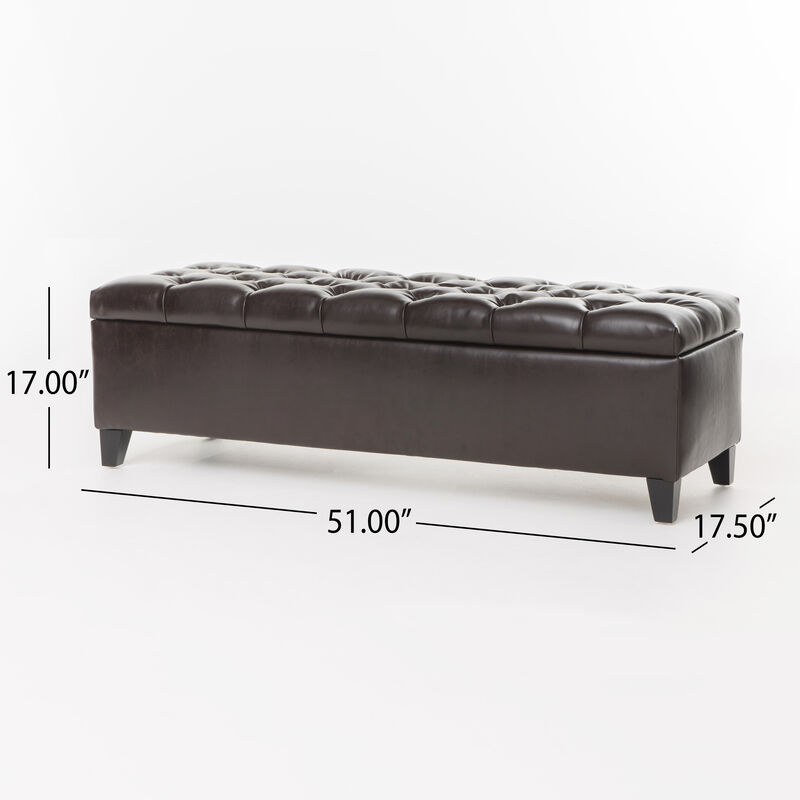 Merax Ottoman Bench with Storage image number 9