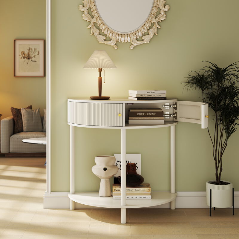 Spamug Demi-Lune Console Table image number 8