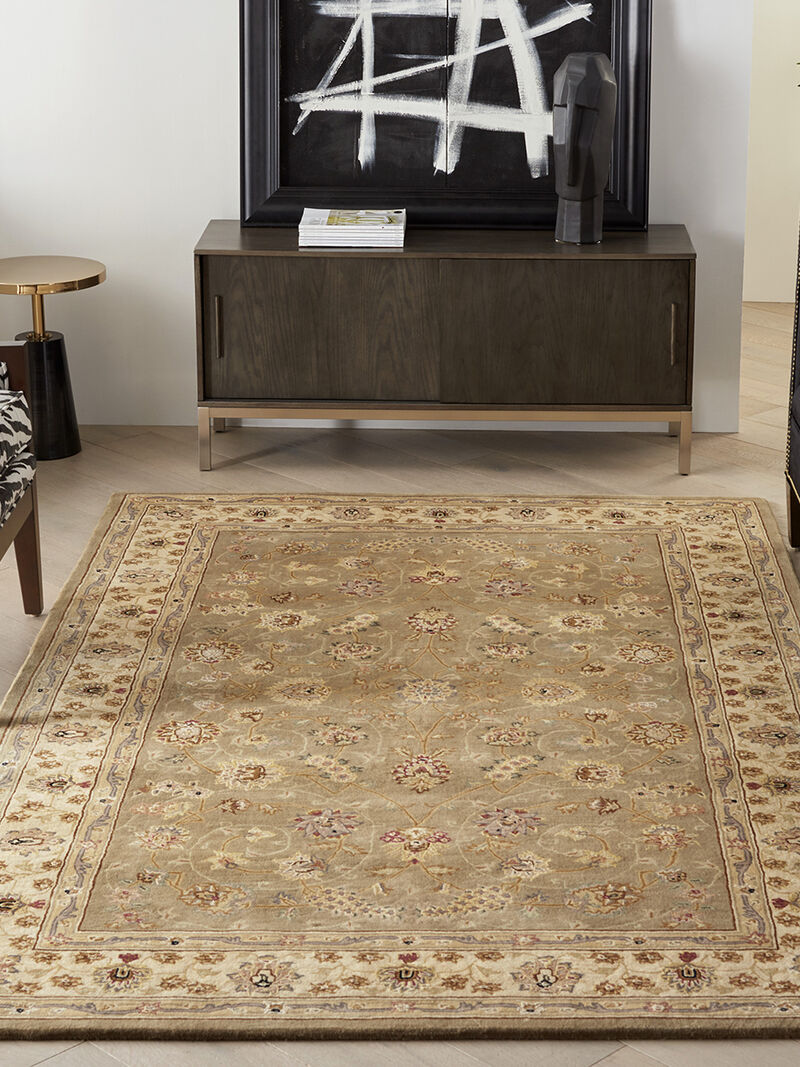 Nourison 2000 2003 Olive 5'6" x 8'6" Rug image number 5