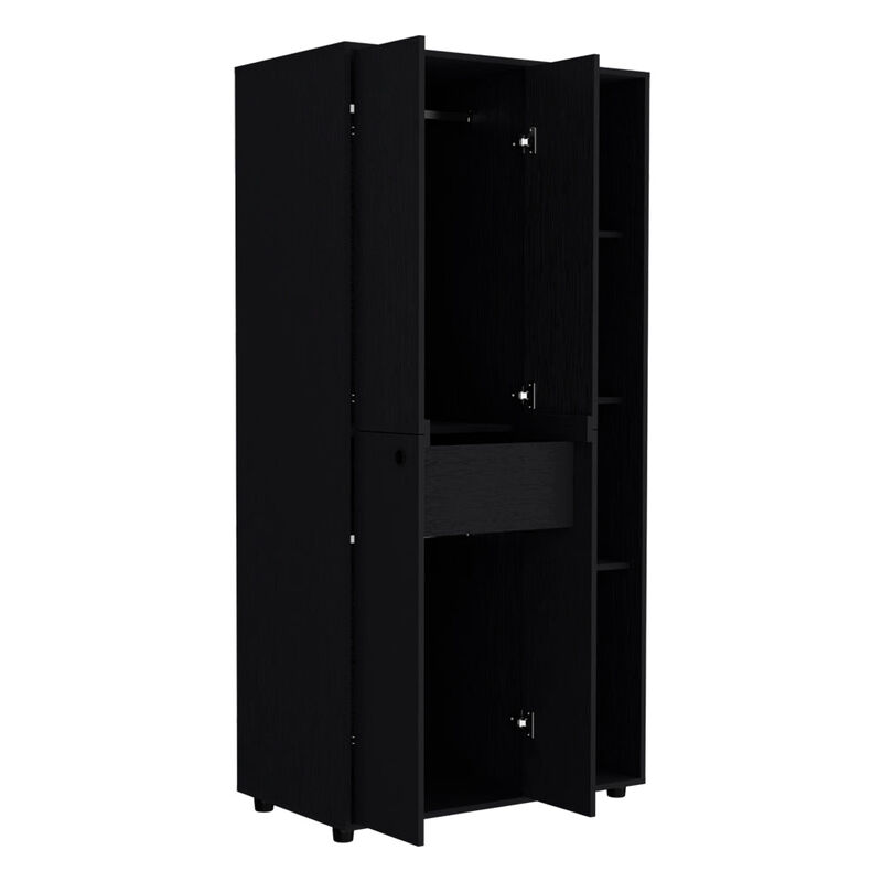Armoire Boise, Bedroom, Black