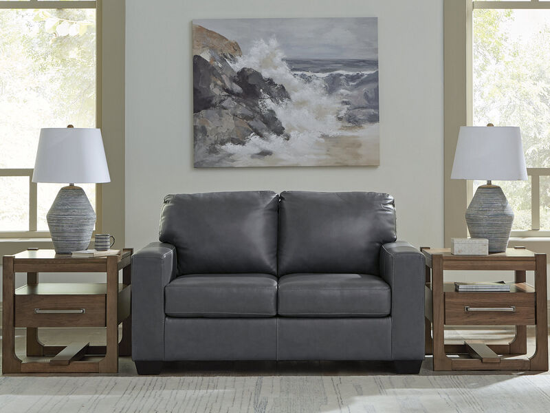 Bolsena Leather Loveseat image number 1