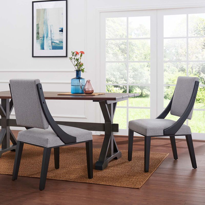 Cambridge Upholstered Fabric Dining Chairs - Set of 2 image number 8
