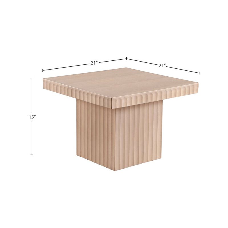 Meridian Furniture Spencer Natural Oak Veneer Coffee Table