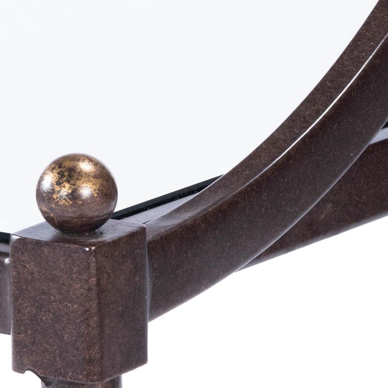 Butler Specialty Peninsula Mirrored & Side Table, Bronze