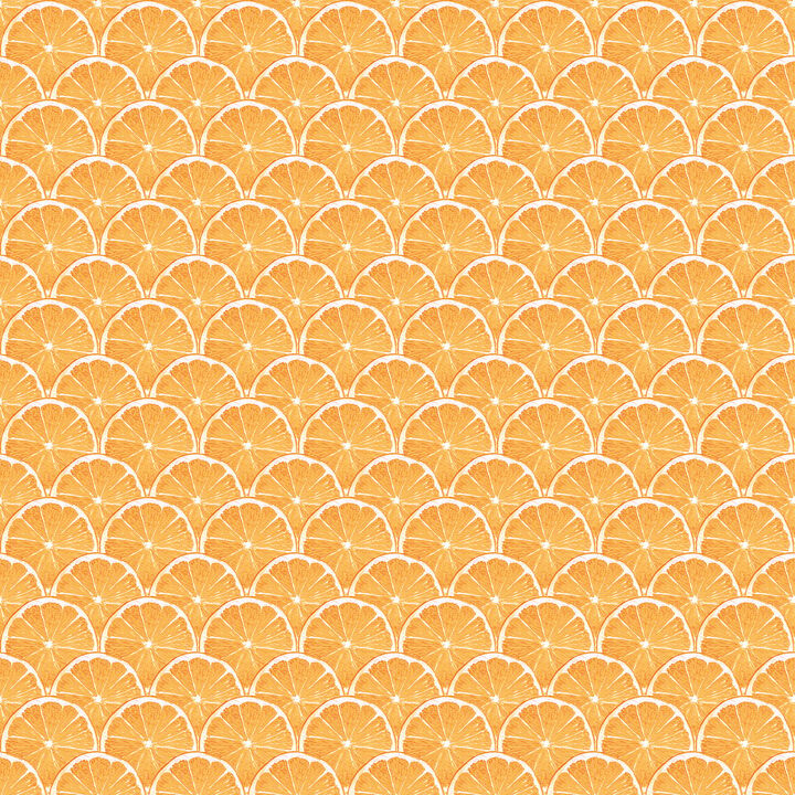 Just Kitchens Orange Scallop Orange Wallpaper G45439