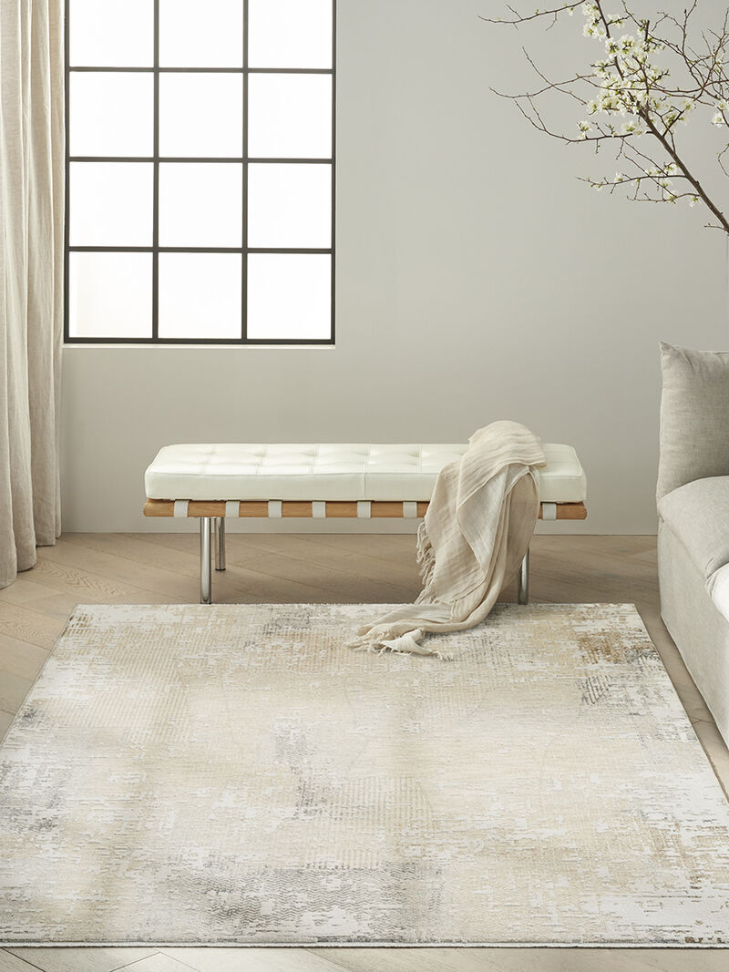 CK078 Summit SUM05 Cream/Ivory 5'3" x 7'9" Rug