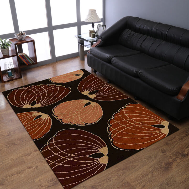 RUGSOTIC CARPETS HAND TUFTED WOOL ECO-FRIENDLY AREA RUGS  - Rectangle Shape, Size, Contemporary Modern Design, High Pile Thick Handmade Area Rugs for Living Room, Bed Room (K00668)