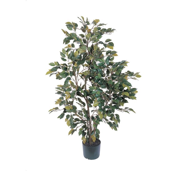 Nearly Natural 4-ft Ficus Tree w/950 Lvs