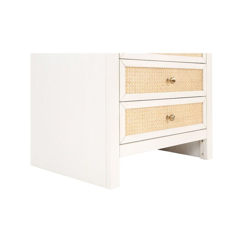 Meridian Furniture Siena White Night Stand