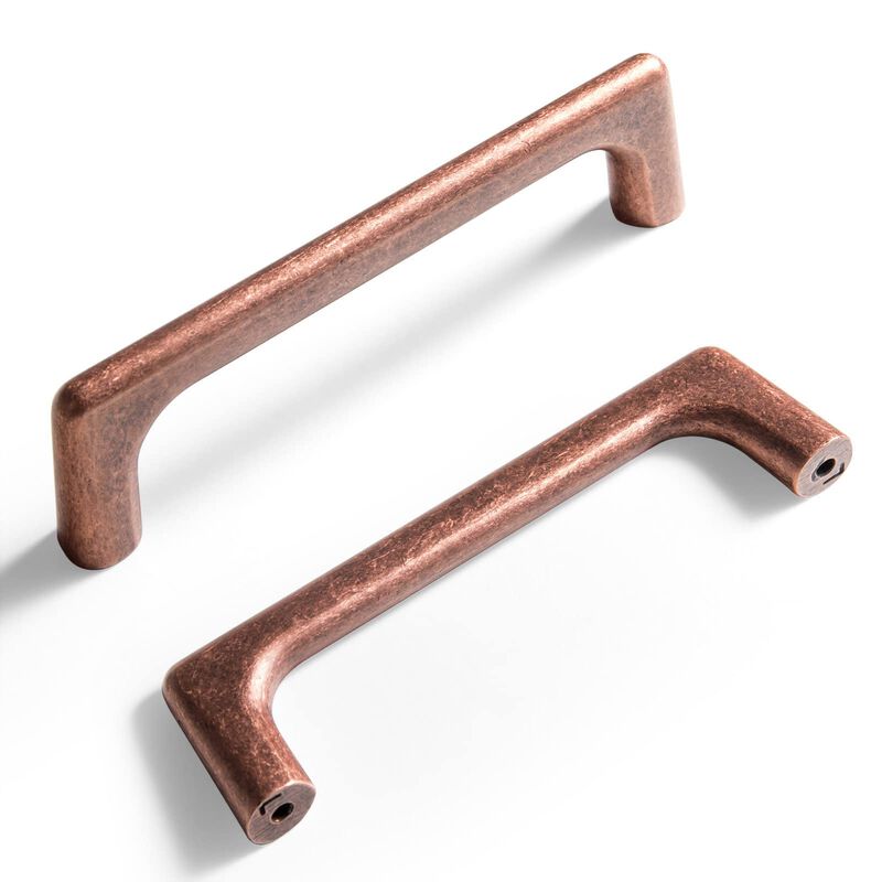 Goo-Ki 3''(76mm) Antique Copper Cabinet Pulls,Retro Zinc Alloy Cabinet Pulls for Drawer,Cupboard, Wardrobe,6 Pack