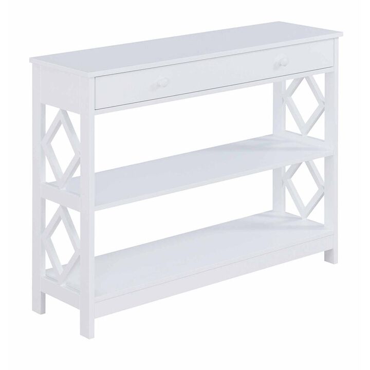 Convience Concept, Inc. Diamond 1 Drawer Console Table