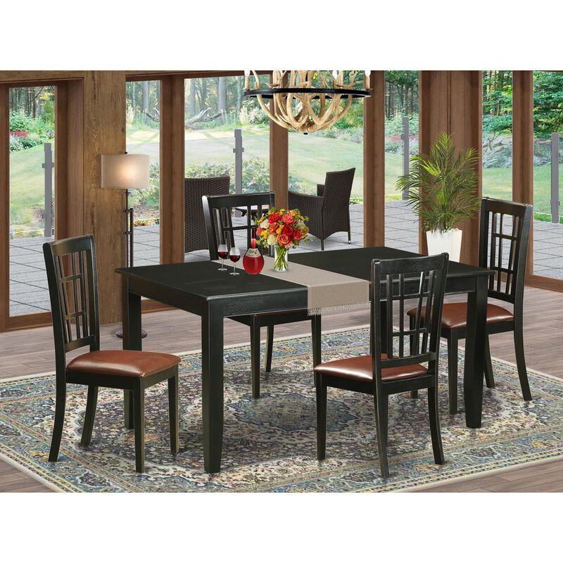 5 Pc Table and chair set for 4-Table and 4 Chairs