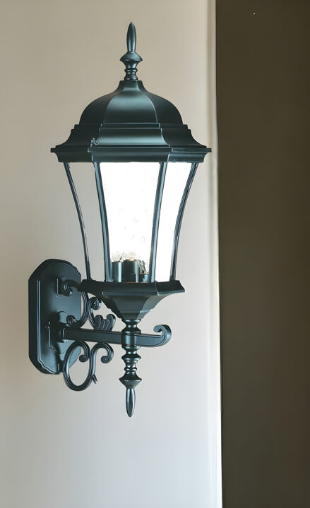 Ornamental Carousel Lantern Wall Light for Outdoor Patio or Porch
