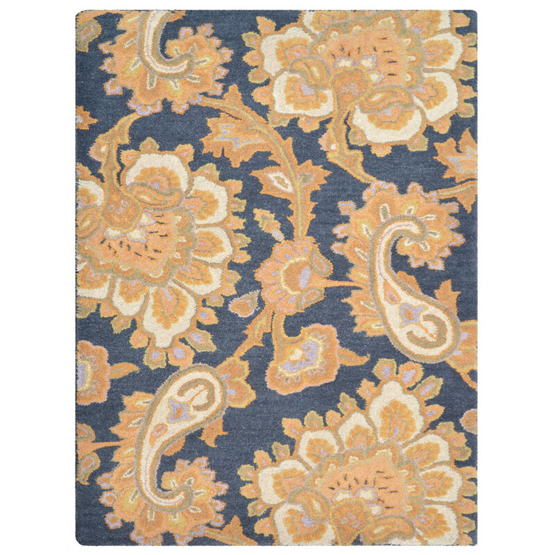 RUGSOTIC CARPETS HAND TUFTED WOOL ECO-FRIENDLY AREA RUGS  - Rectangle Shape, Size, Floral Modern Design, High Pile  Handmade Anti Skid Area Rugs for Living Room, Bed Room (K00151) image number 0