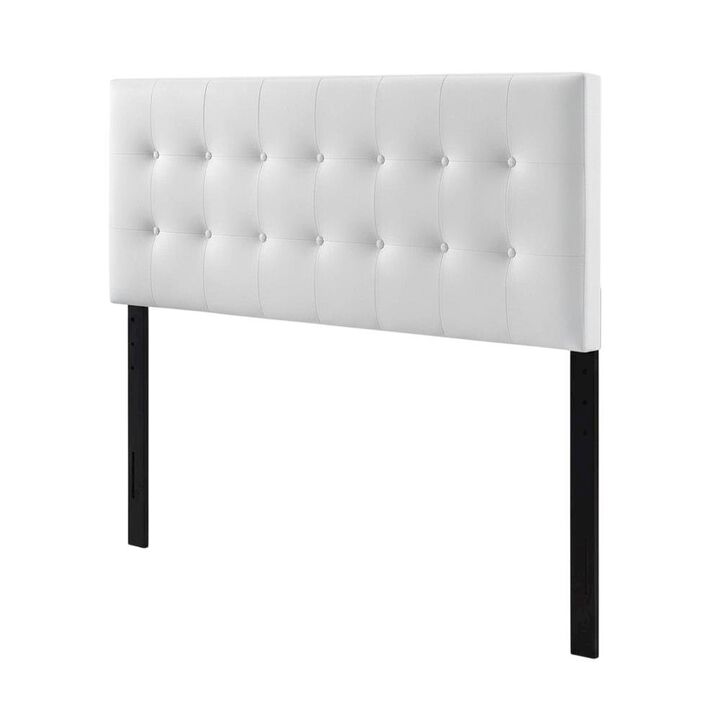 Upholstered Vinyl Full Headboard with Stylish Design and Durable Build