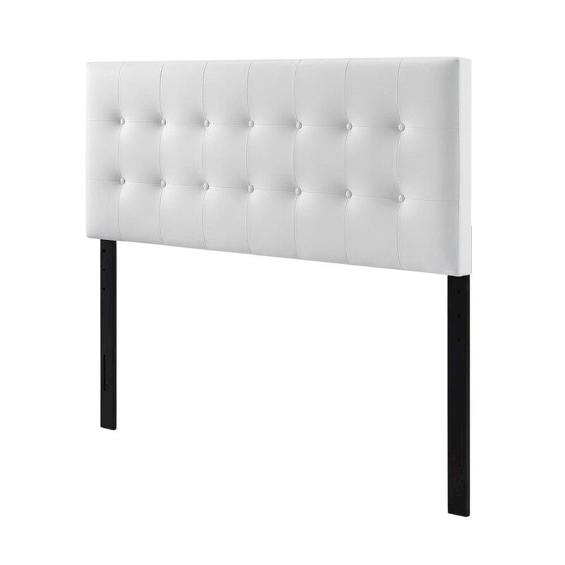 Upholstered Vinyl Full Headboard with Stylish Design and Durable Build image number 0