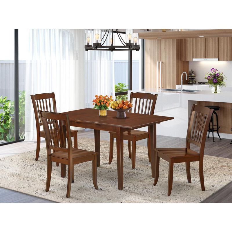 5 Pc Kitchen nook Dining set-breakfast nook and 4 Dining Chairs.