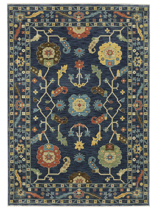 Francesca 3'3" x 5' Blue Rug