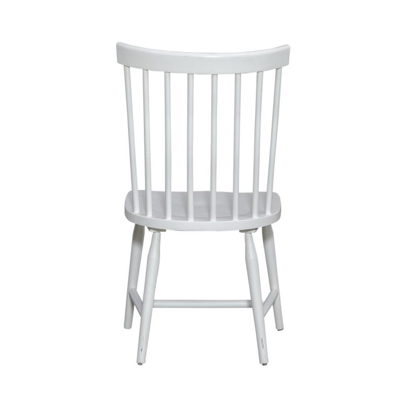 Liberty Furniture Spindle Back Side Chair (RTA) - Set of 2 Contemporary White image number 6