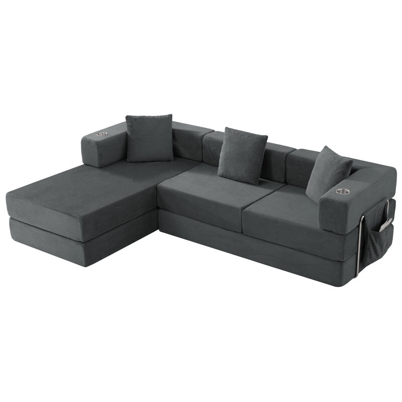 Mernri 108'' Modular Sectional Sleeper Sofa image number 0
