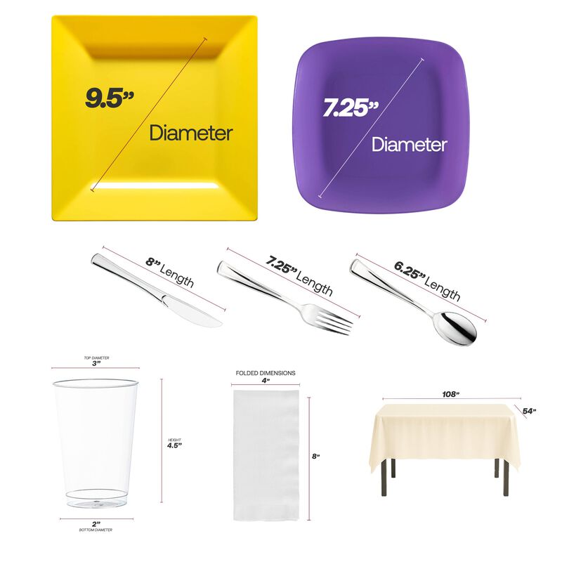 Yellow, Purple and White NFL / NBA / MLB Set (20 Sets) image number 2