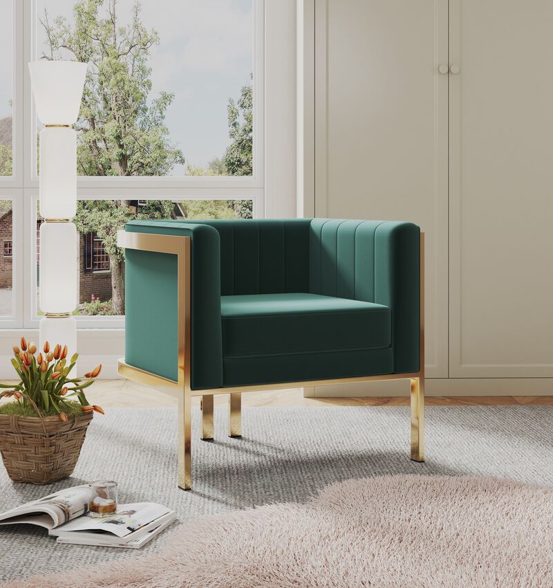 Paramount Green Accent Chair