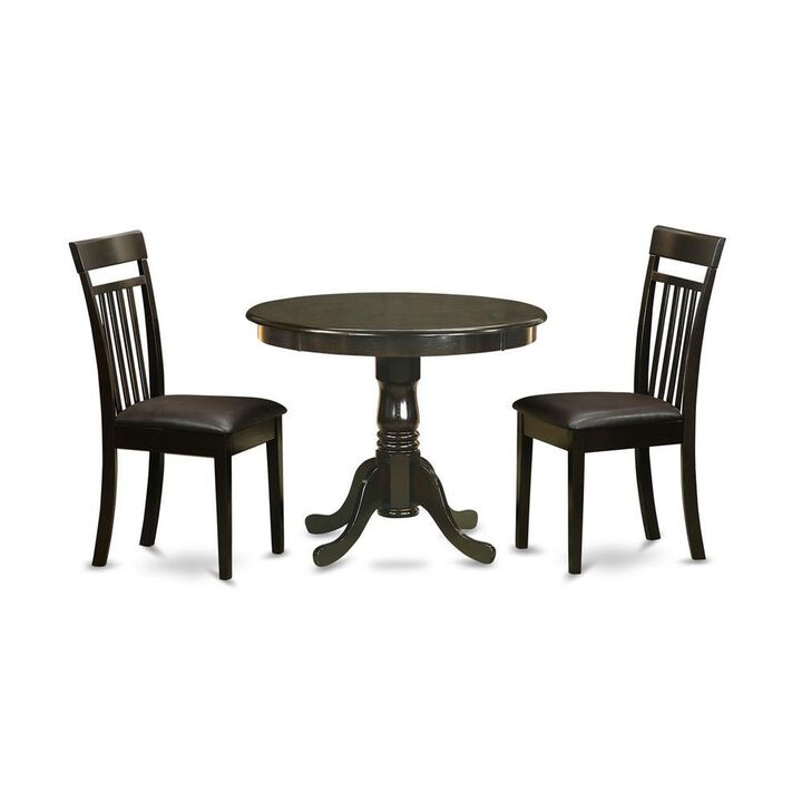 3 Pc Kitchen Table- Table and 2 Chairs for Dining room