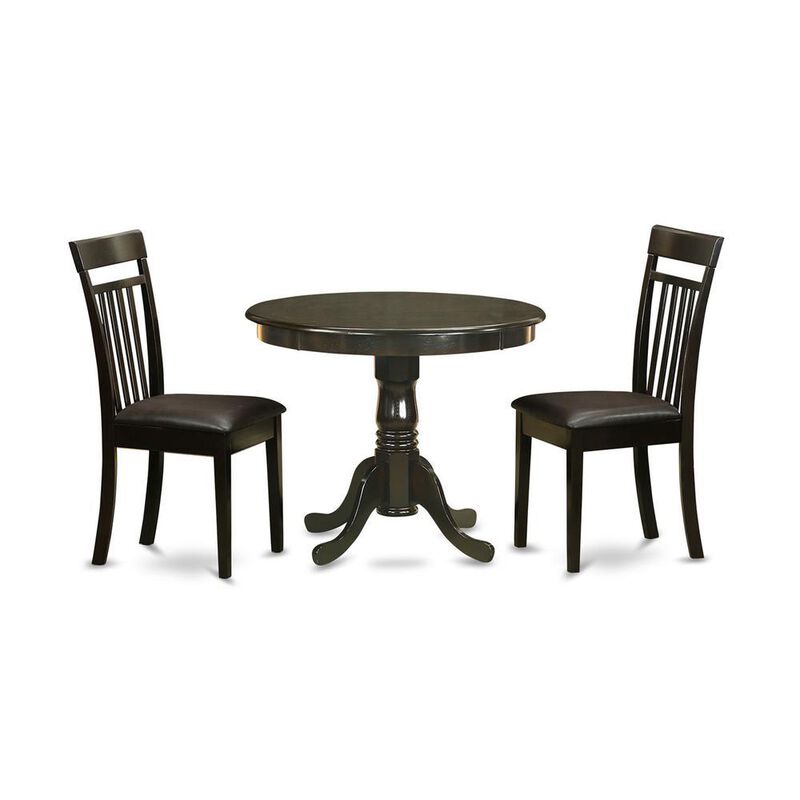 3 Pc Kitchen Table- Table and 2 Chairs for Dining room