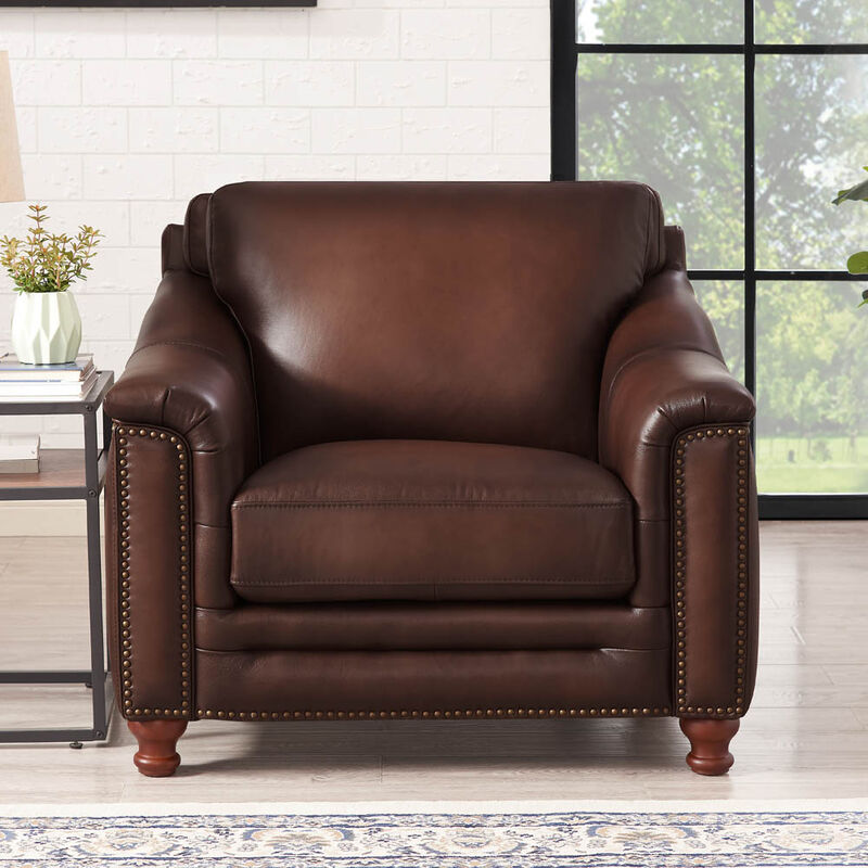 Belfast Top Grain Leather Chair