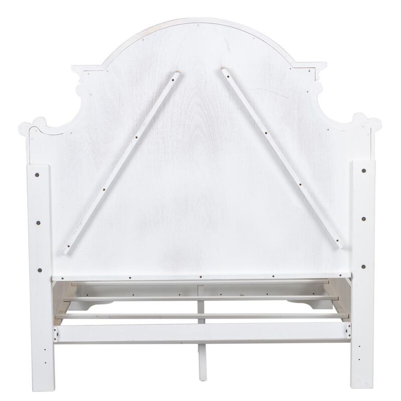Liberty Furniture Magnolia Manor Queen Panel Bed in Antique White image number 3