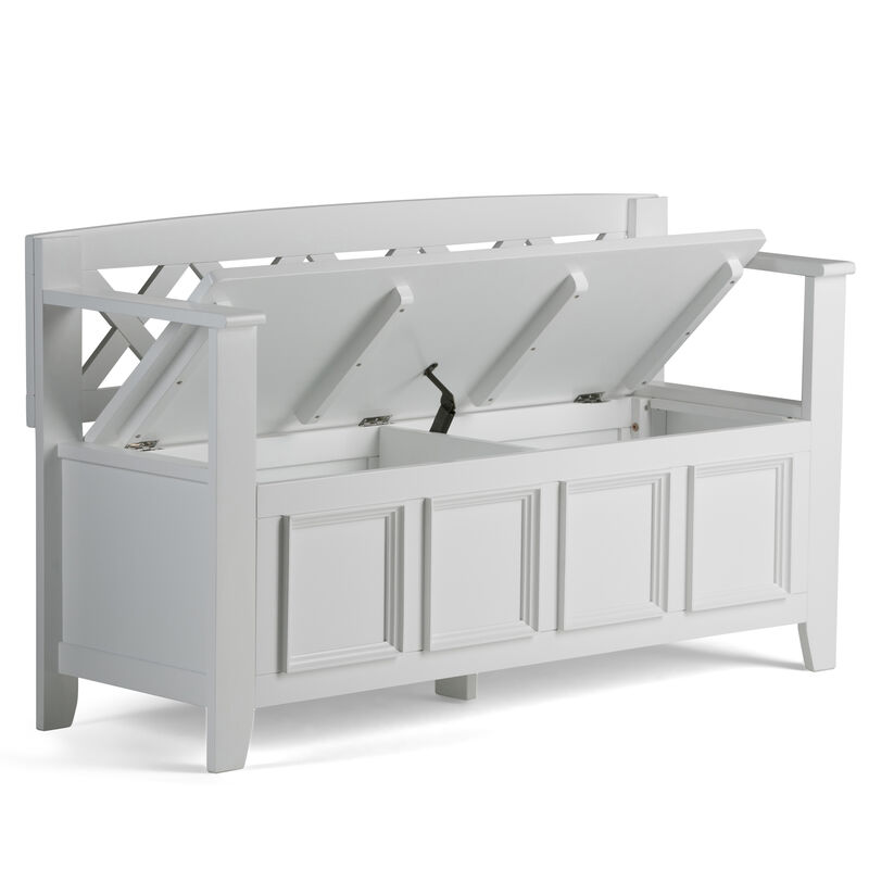 Simpli Home Amherst Entryway Storage Bench image number 3
