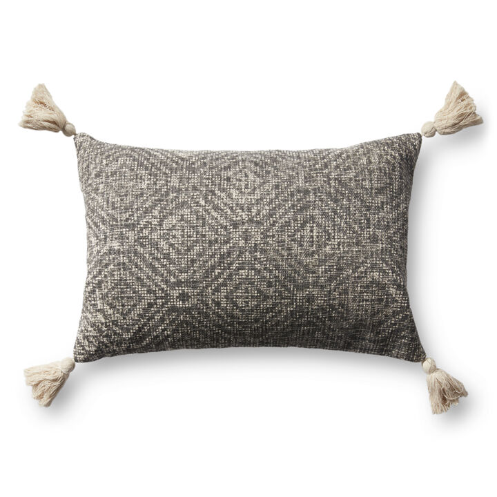 P0621 Grey 13"x21" Polyester Pillow