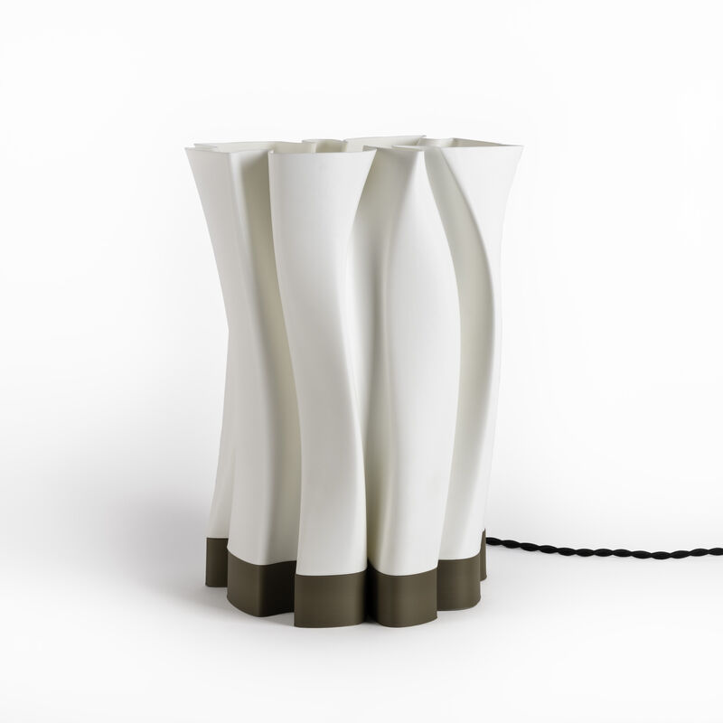 Flame Modern Bohemian Plant-Based PLA 3D Printed Dimmable LED Table Lamp