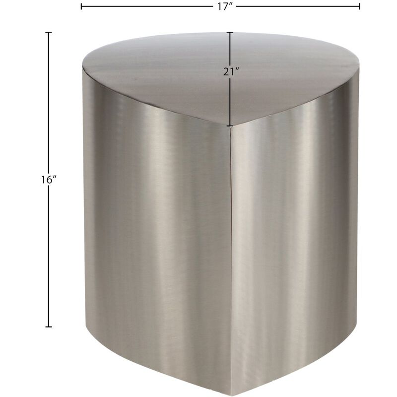 Meridian Furniture Petal Silver Coffee Table