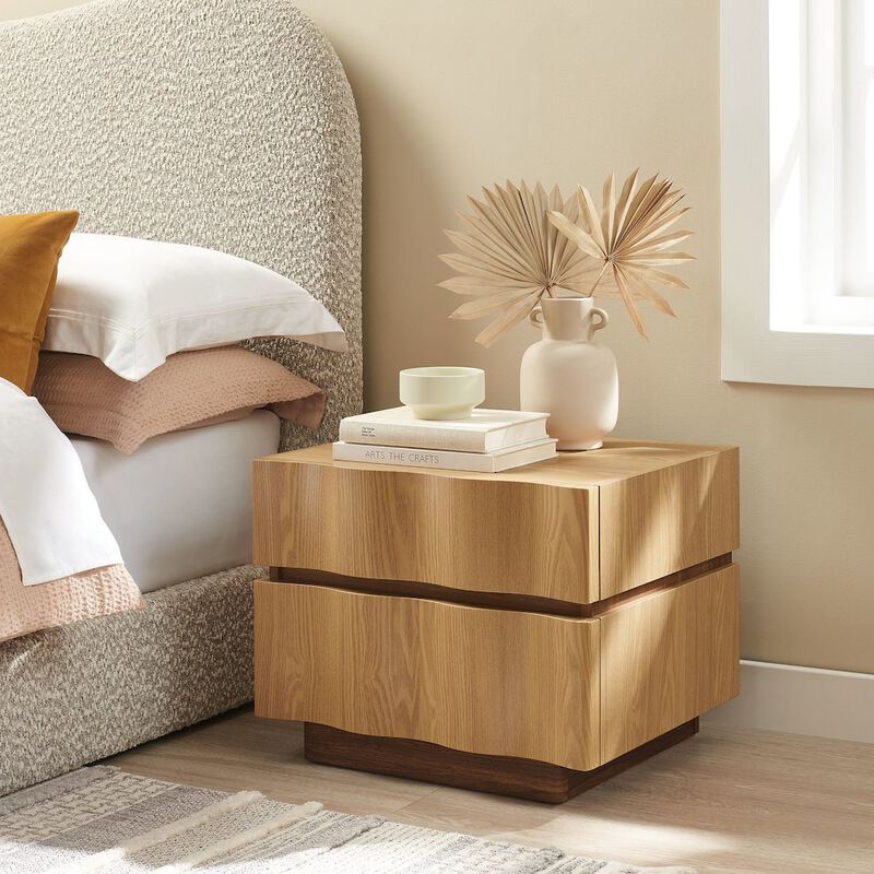 Isola 2 Drawer Nightstand image number 7