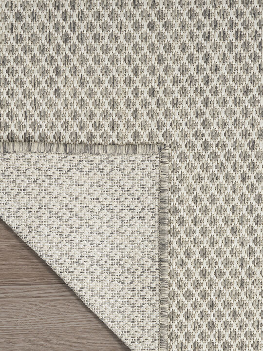 Courtyard COU01 Ivory/Silver 6' x 9' Rug