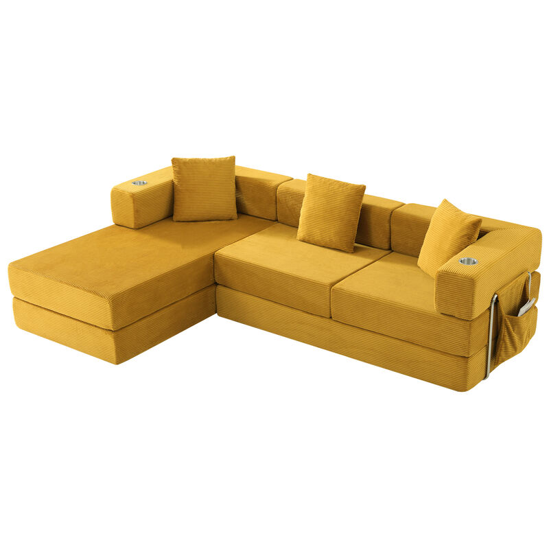 Mernri 108'' Modular Sectional Sleeper Sofa image number 0